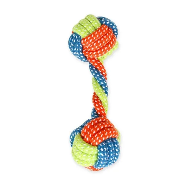 14style Pet Dog Toys Cotton Ball Puppy Chew Molar Toy Teeth Clean Green Rope Durable Funny