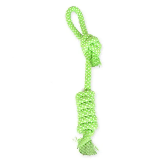 14style Pet Dog Toys Cotton Ball Puppy Chew Molar Toy Teeth Clean Green Rope Durable Funny