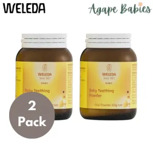 [2 Pack] Weleda Baby Teething Powder, 60g Exp: 05/28