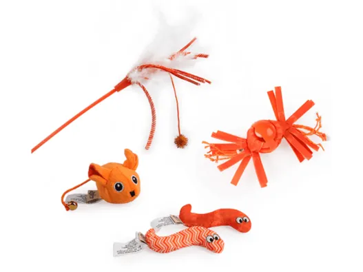 AFP Modern Cat-Magic Wings Wand - 5 Pk Orange