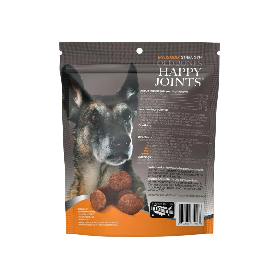 Ark Naturals Gray Muzzle Old Bones Happy Joints For Dogs