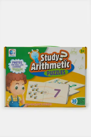 Assorted  Study Arithmetic Puzzle Set (30 Pieces)