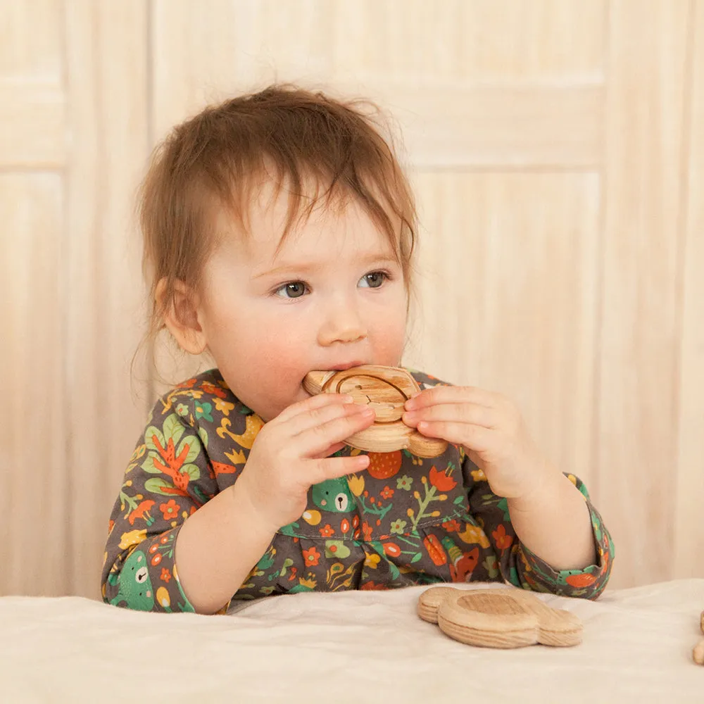 babai Wooden Teething Bar Monkey