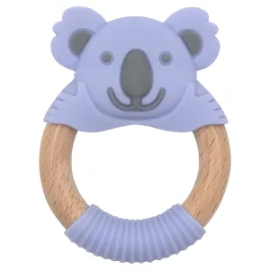 Baby Works Bibibaby Teething Ring - Kira Koala (Violet/Grey)