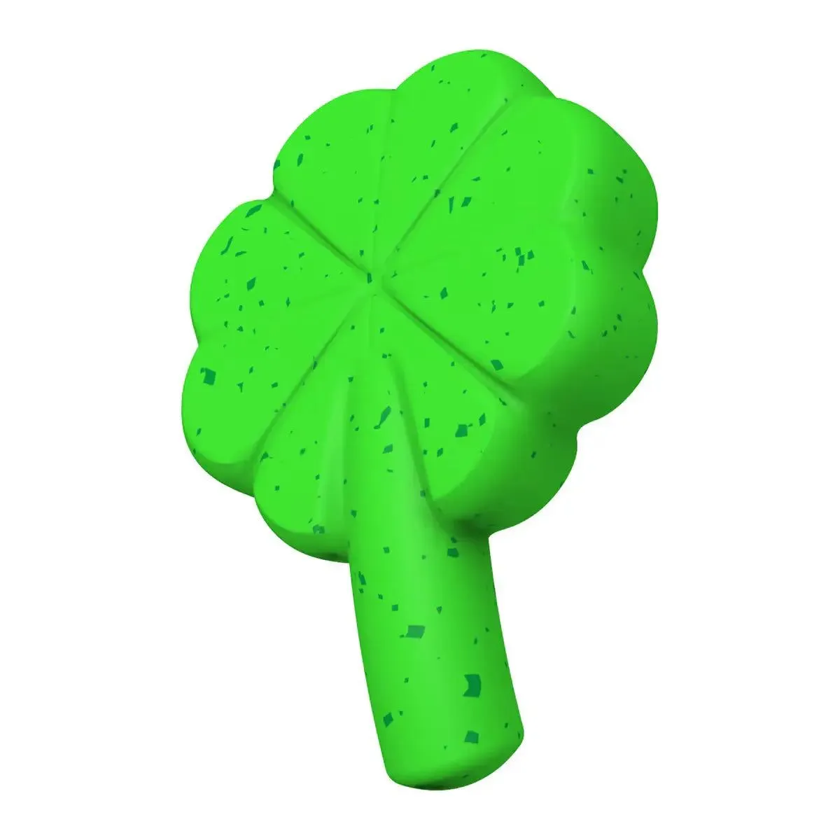 BARK Super Chewer Fur Leaf Clover St. Patrick's Day Dog Toy