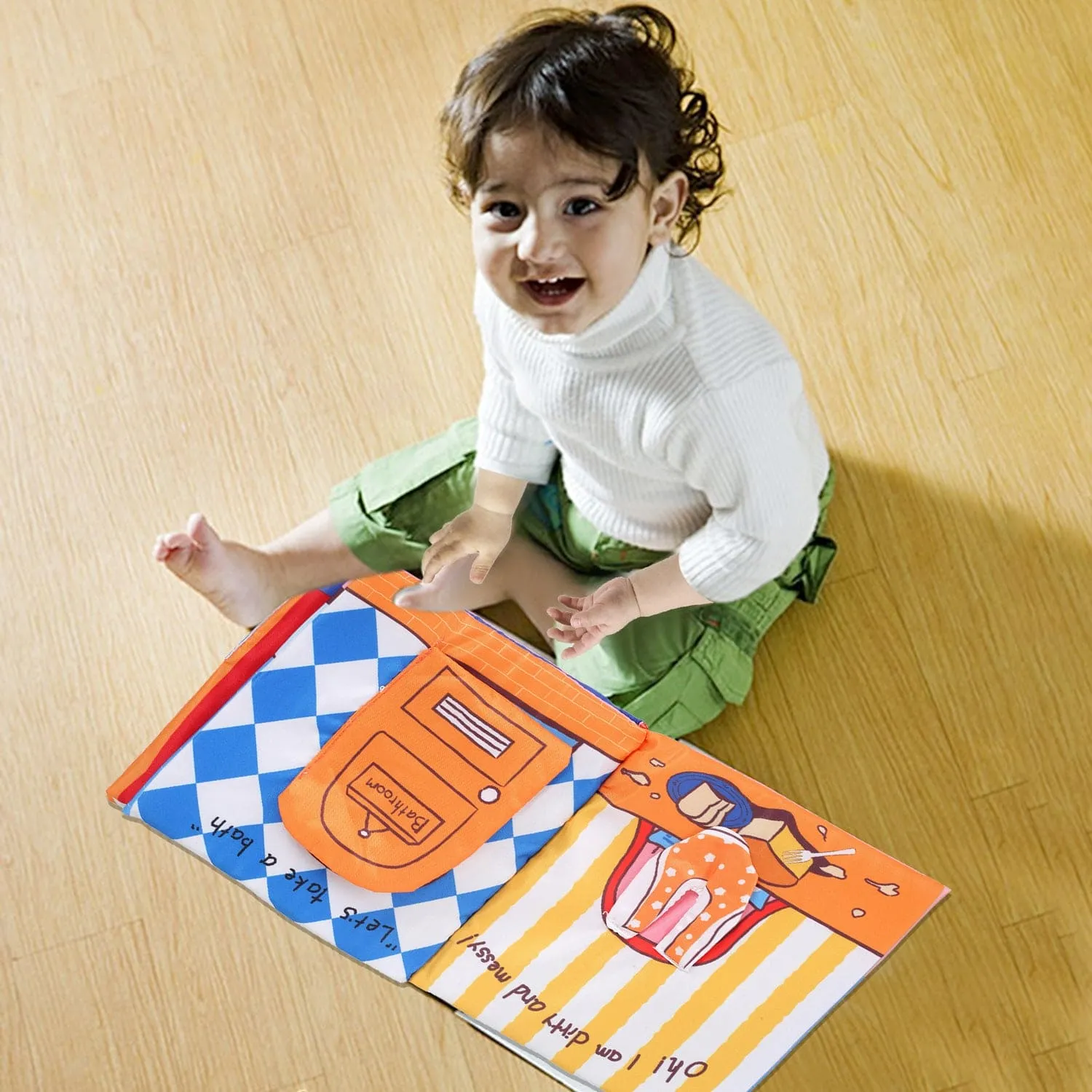 Bath Time Multicolour Activity Cloth Book