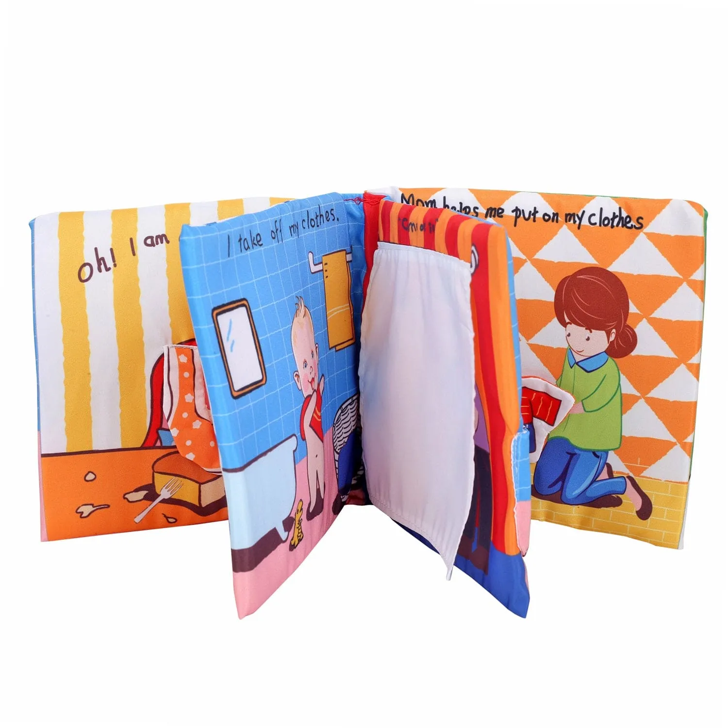 Bath Time Multicolour Activity Cloth Book