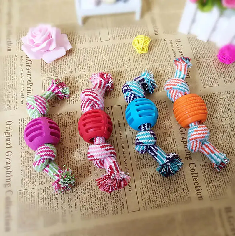 Bite Resistant Rope Chewing Toy for Dogs