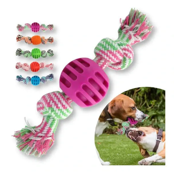 Bite Resistant Rope Chewing Toy for Dogs