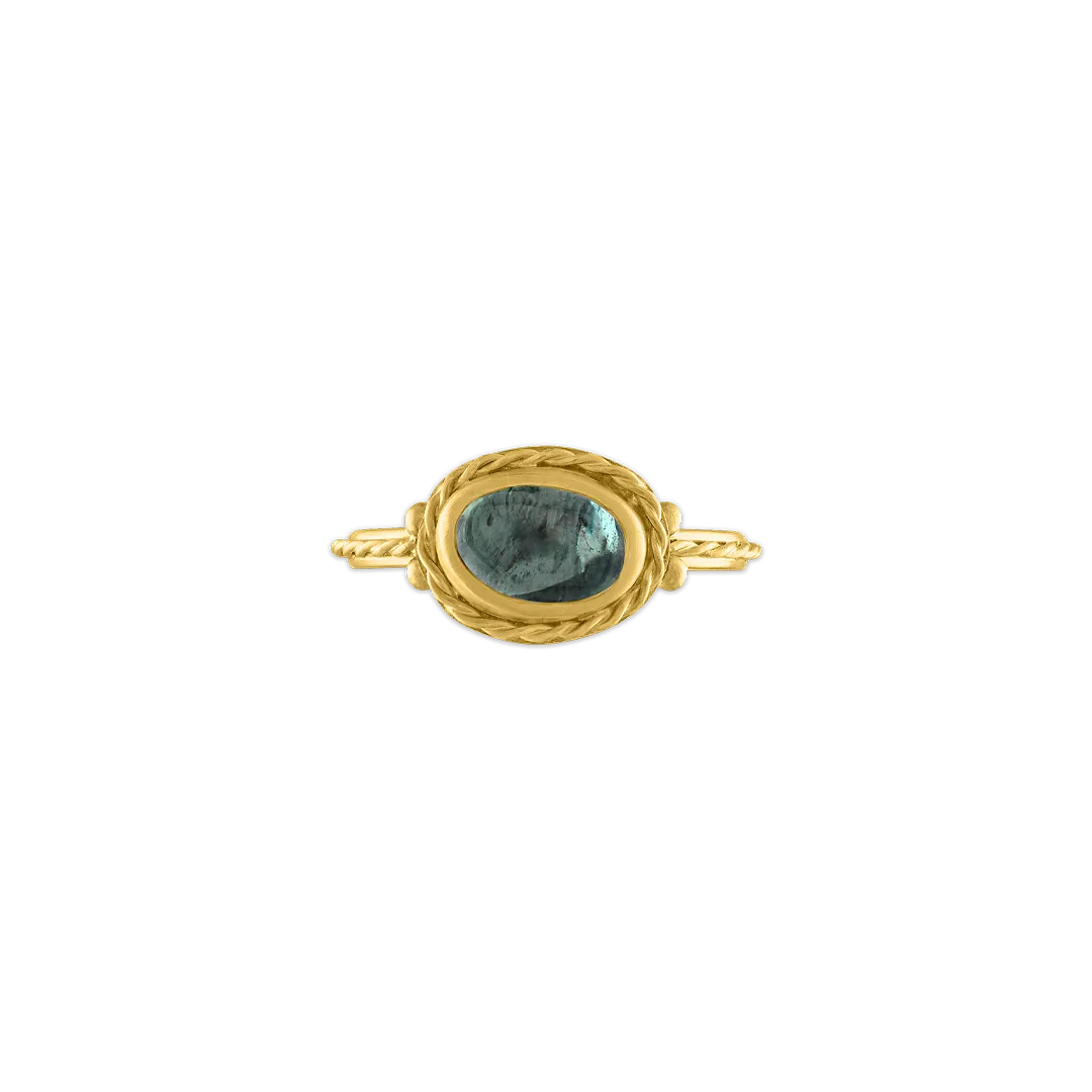 Blue Sapphire Chorda Ring