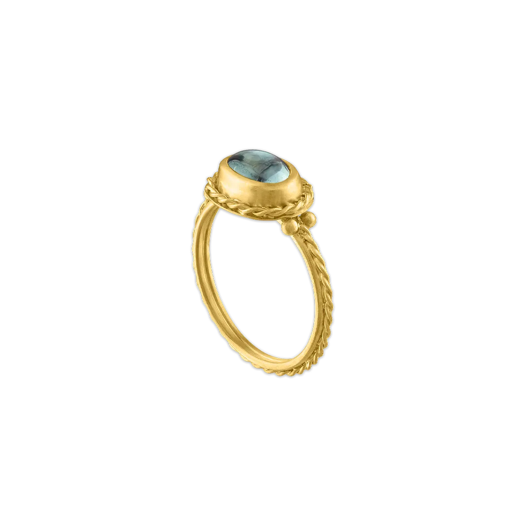 Blue Sapphire Chorda Ring