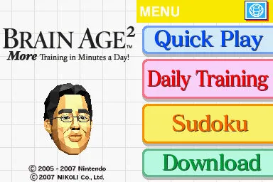 Brain Age 2: More Training in Minutes a Day! - Nintendo DS