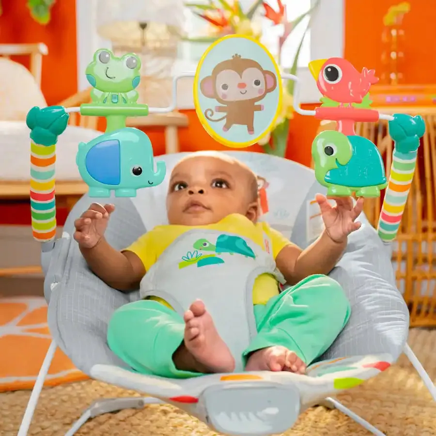 Bright Starts Playful Paradise Vibrating Bouncer