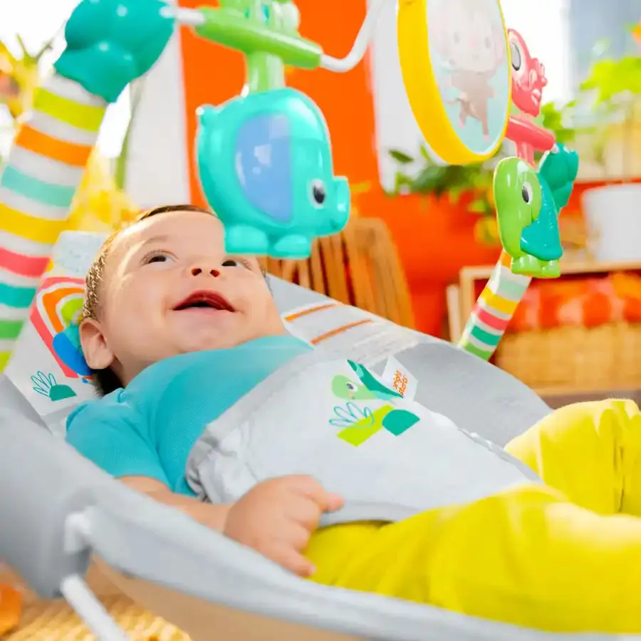 Bright Starts Playful Paradise Vibrating Bouncer