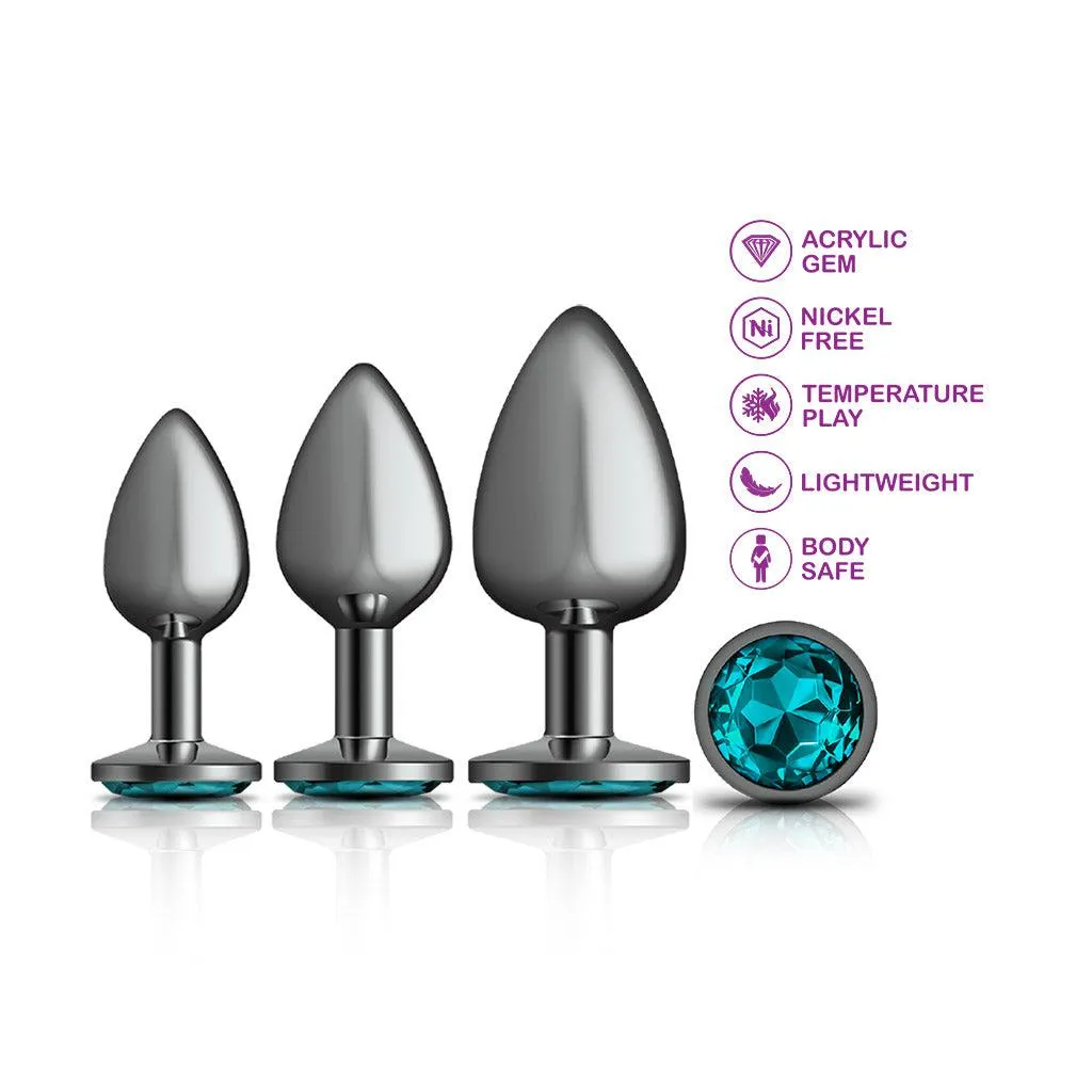 Charms Gunmetal Anal Trainer Kit