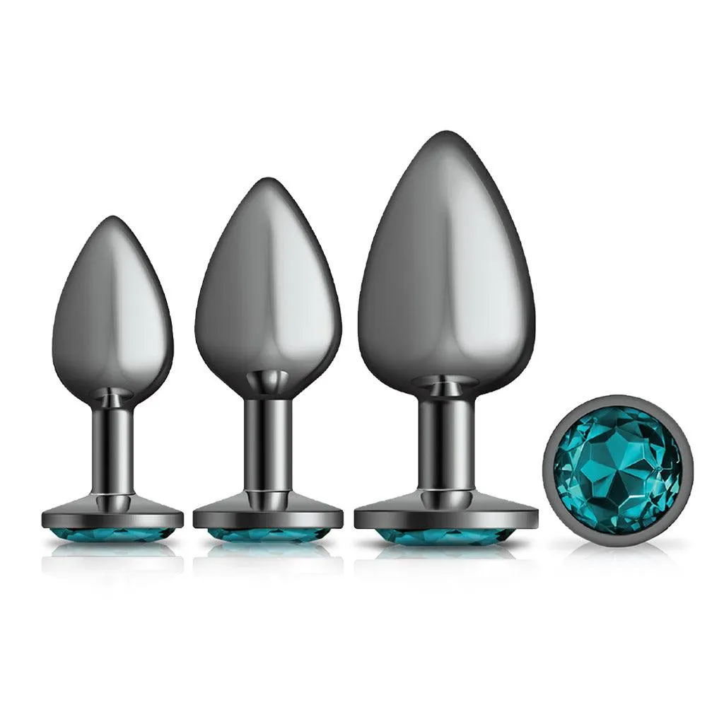 Charms Gunmetal Anal Trainer Kit