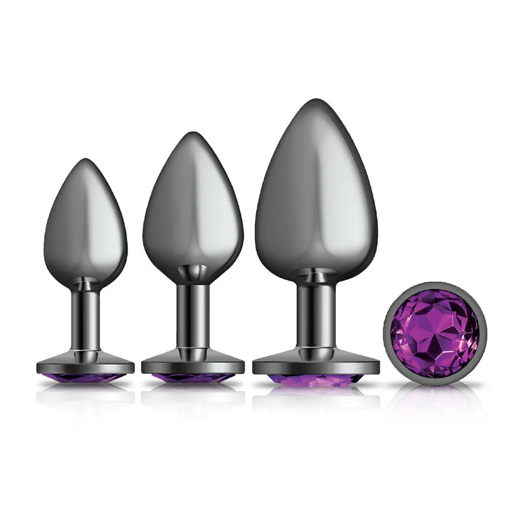 Charms Gunmetal Anal Trainer Kit