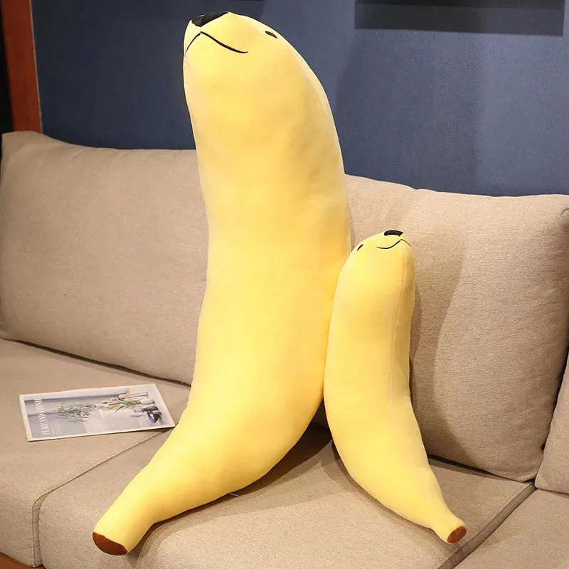 Chip the Kawaii Banana Seal Stuffed Animal Plushie