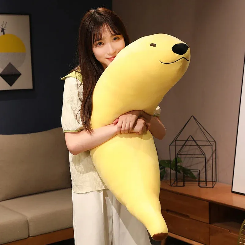 Chip the Kawaii Banana Seal Stuffed Animal Plushie