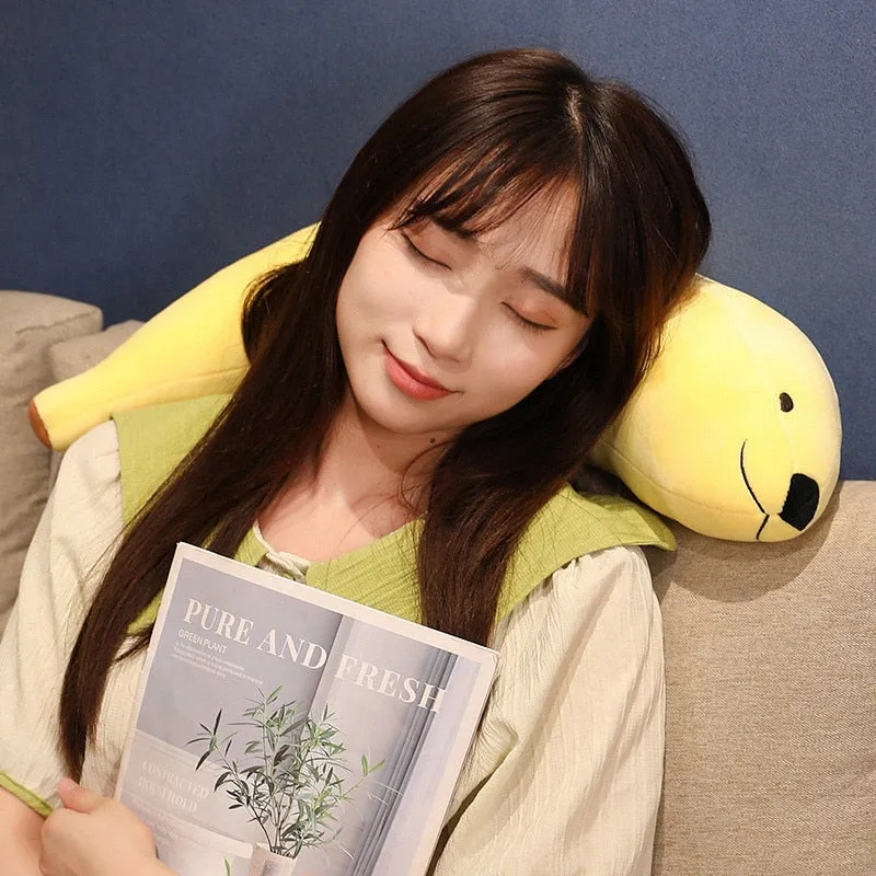 Chip the Kawaii Banana Seal Stuffed Animal Plushie