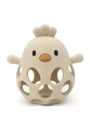 Clucky Chicken Silicone Teething Toy