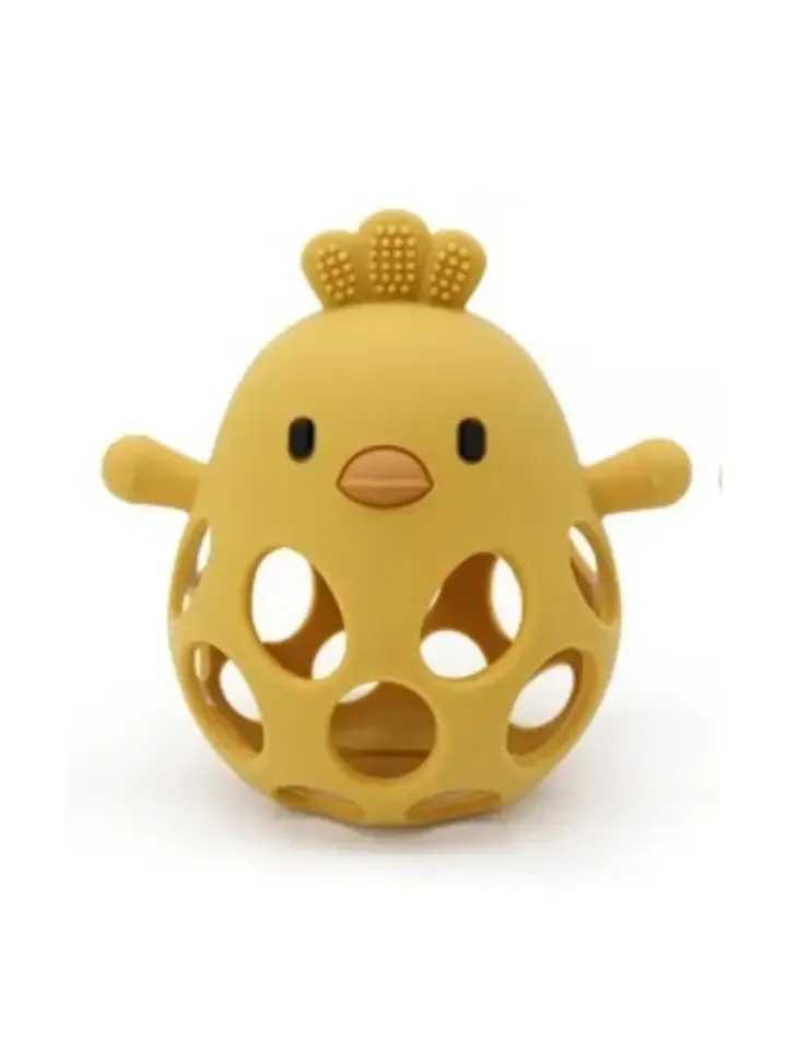 Clucky Chicken Silicone Teething Toy