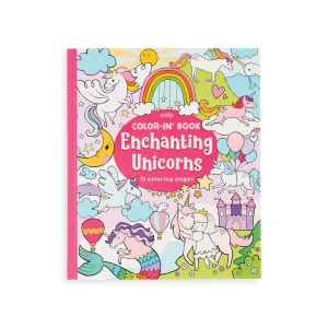 Color-in' Book: Enchanting Unicorns