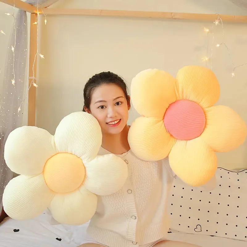 Colorful Flower Pillow Soft - 40&50cm