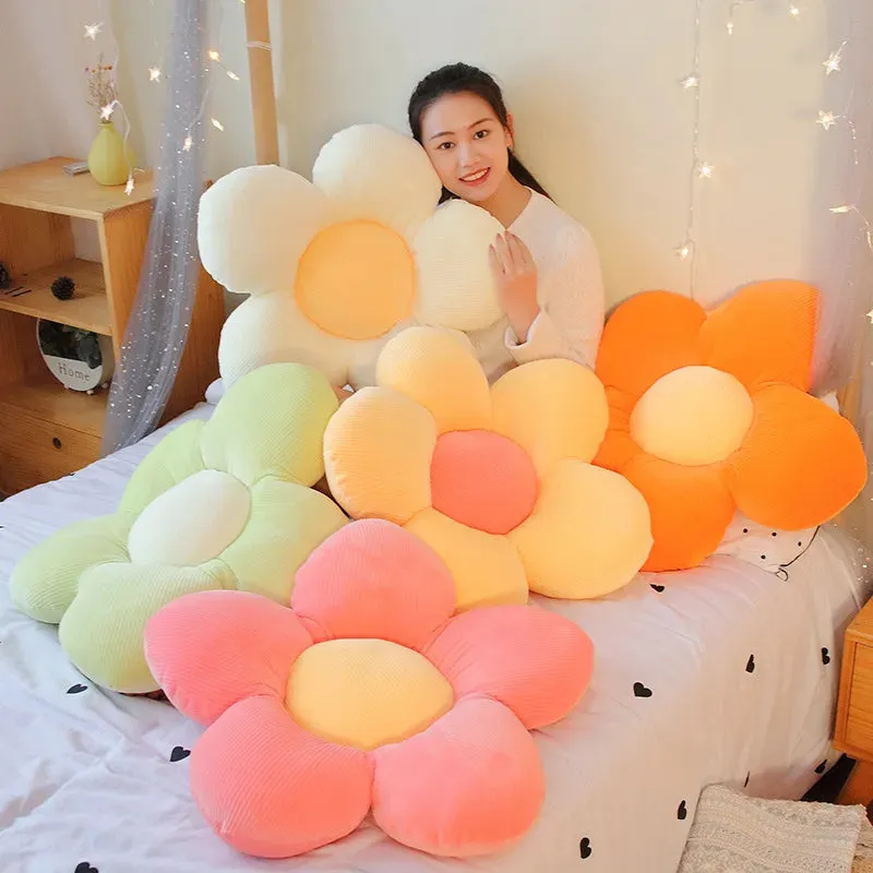 Colorful Flower Pillow Soft - 40&50cm