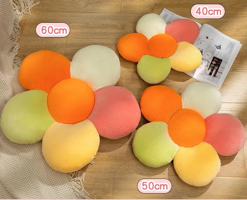 Colorful Flower Pillow Soft - 40&50cm