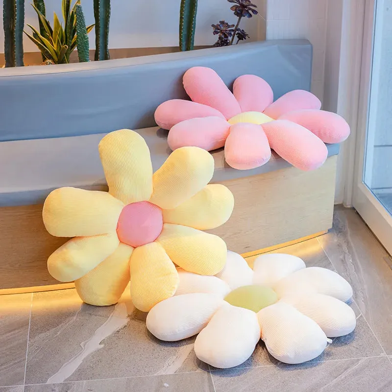 Colorful Flower Pillow Soft - 40&50cm