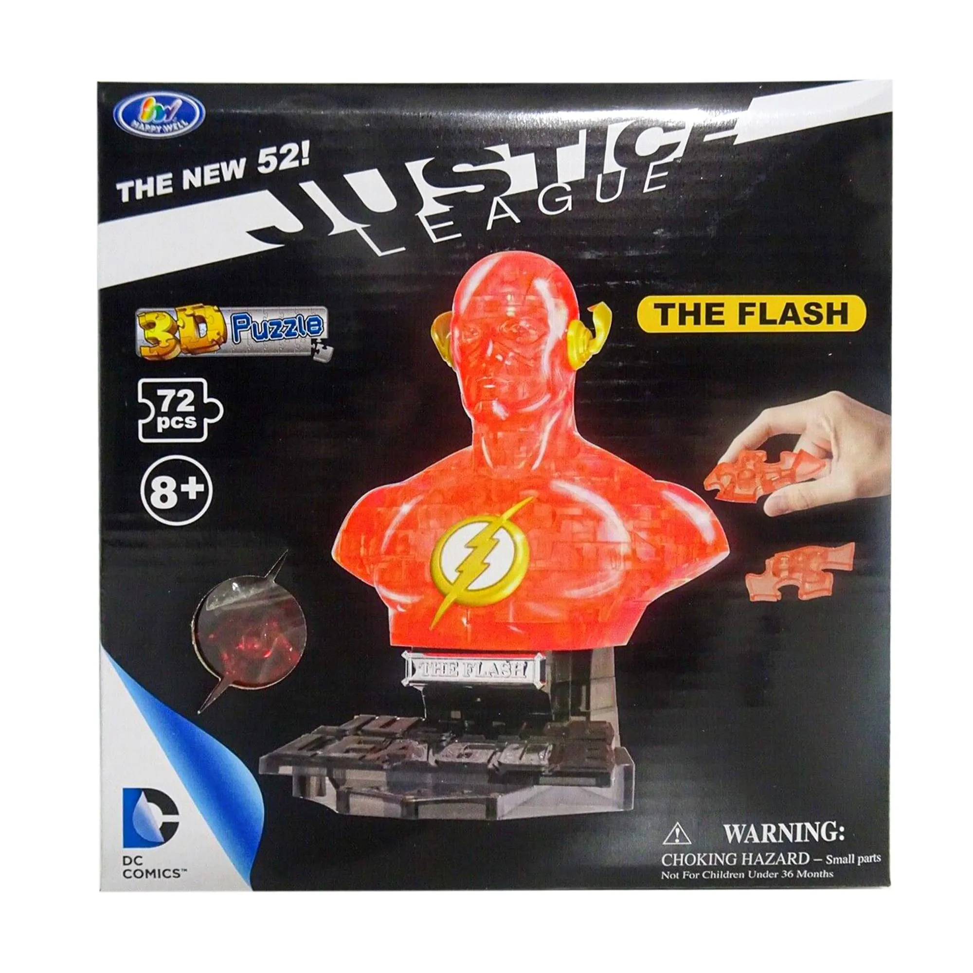 Eaglemoss DC The Flash 72 Piece 3D Jigsaw Puzzle | Crystal Color