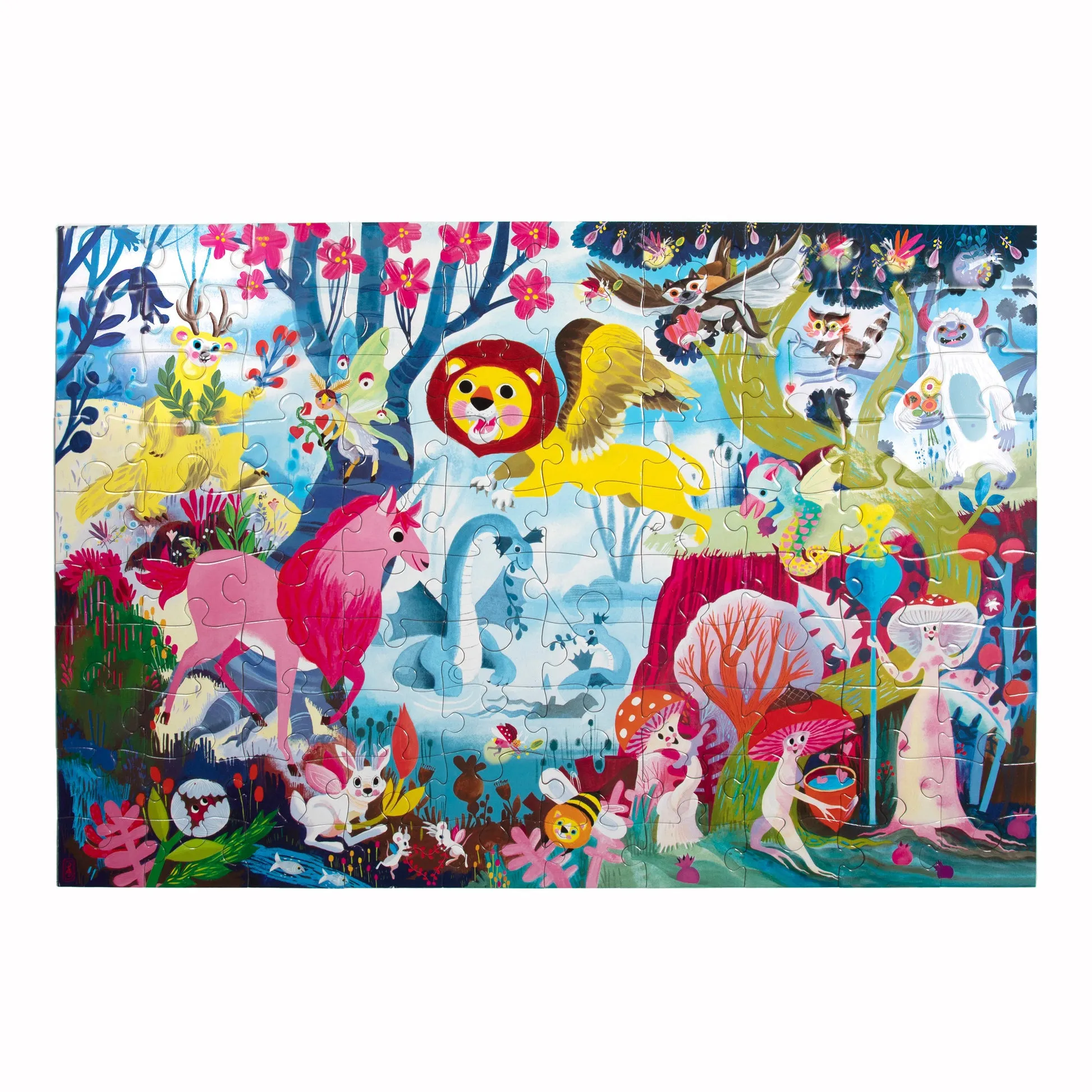 eeBoo Magical Creatures 100pc Puzzle