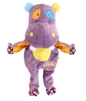 GiGwi Dog Toys - Plush Friendz - Hippo (Purple)