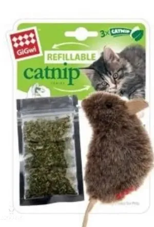 GIGWI Refill Catnip Mouse Toy