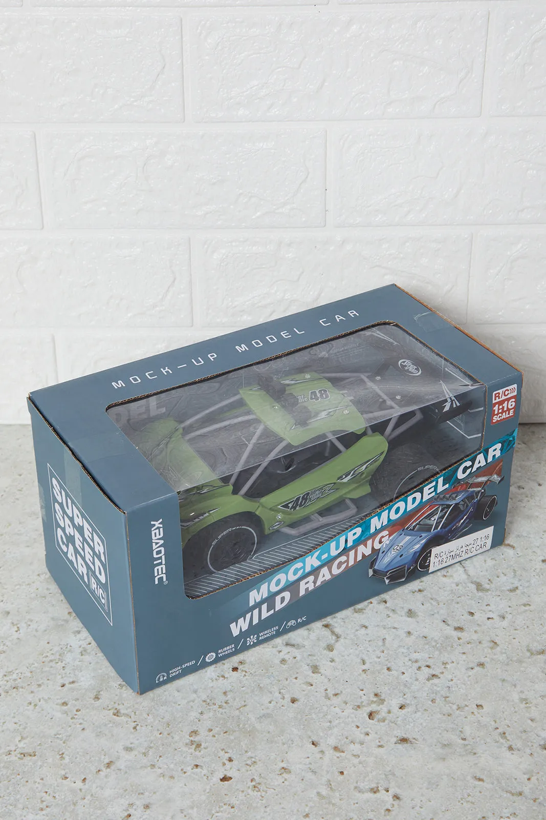 Green Rechargeable Racing Car