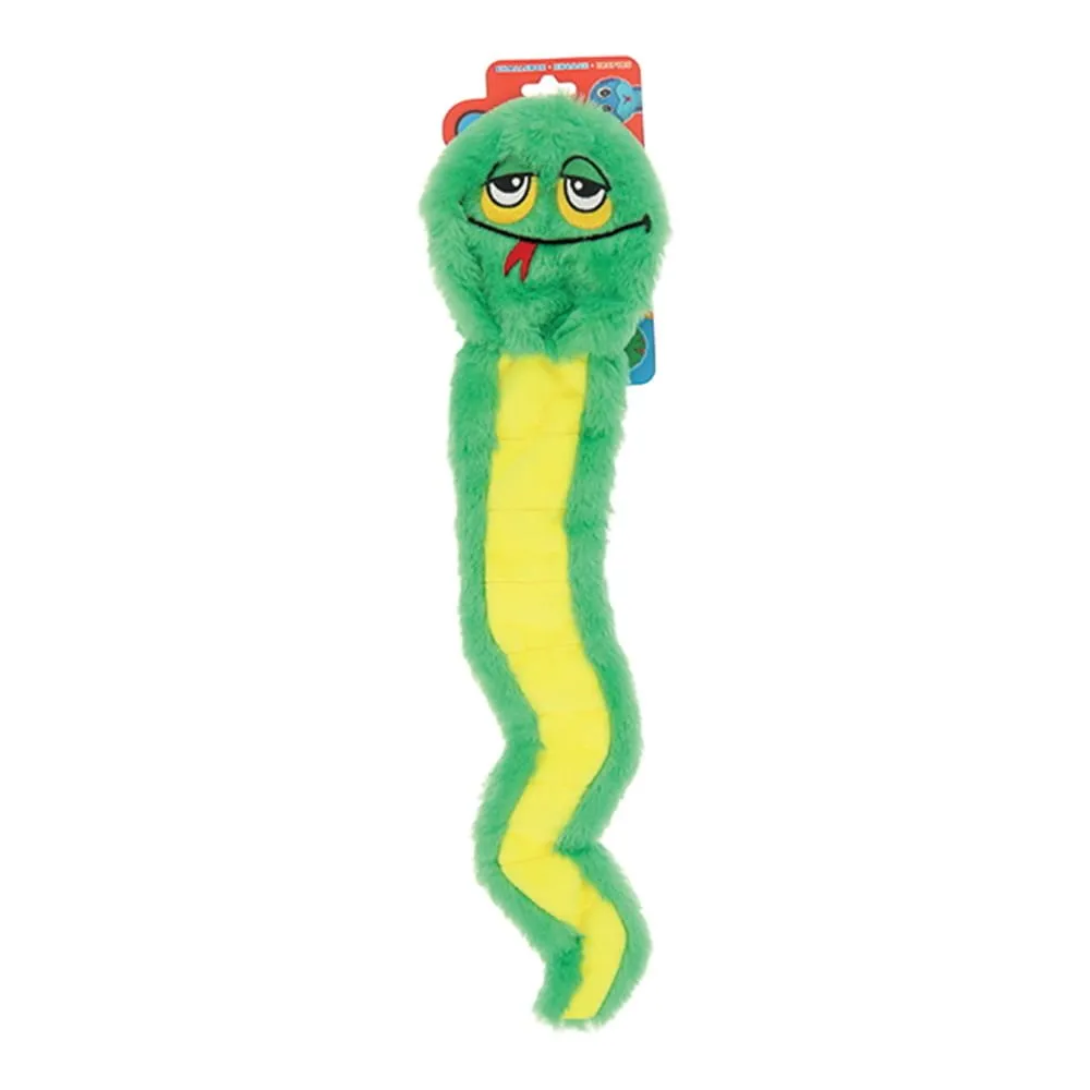 GURU Hide A Tail Snake Plush Dog Enrichment Toy Green Large^^^