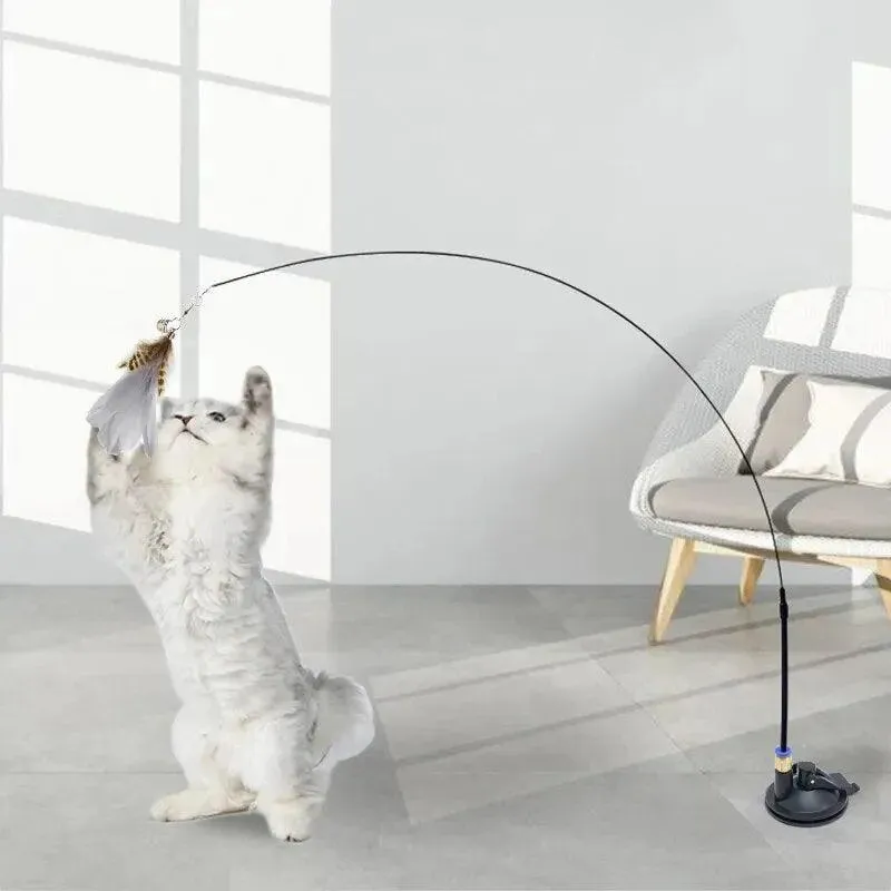 HandsFree Interactive Cat Toy Stick