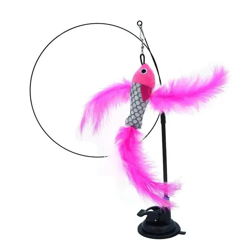 HandsFree Interactive Cat Toy Stick