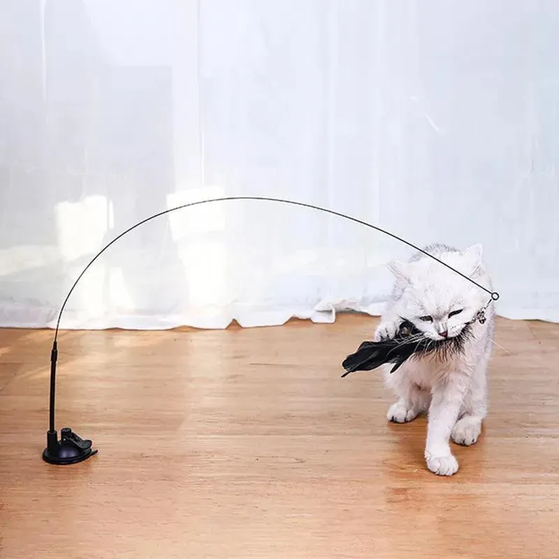 HandsFree Interactive Cat Toy Stick