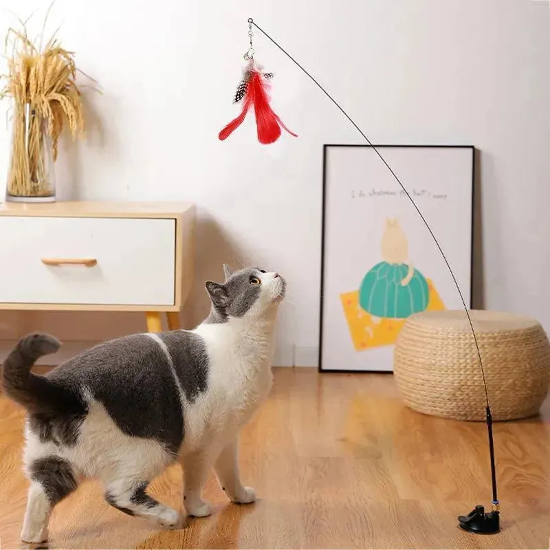 HandsFree Interactive Cat Toy Stick