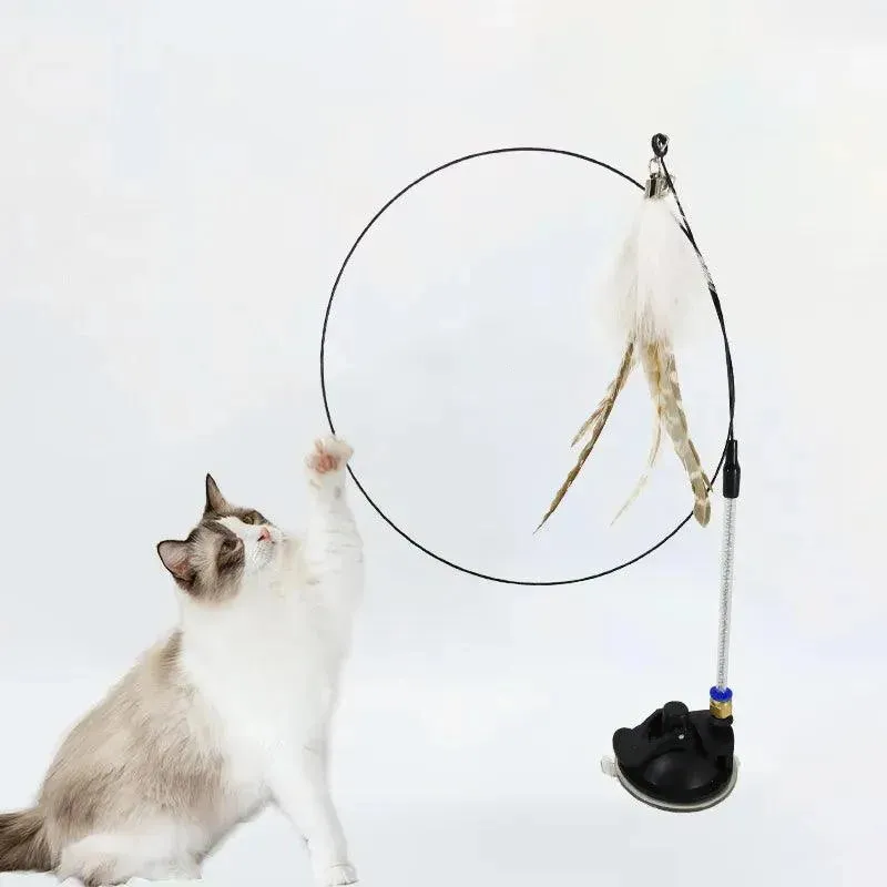 HandsFree Interactive Cat Toy Stick