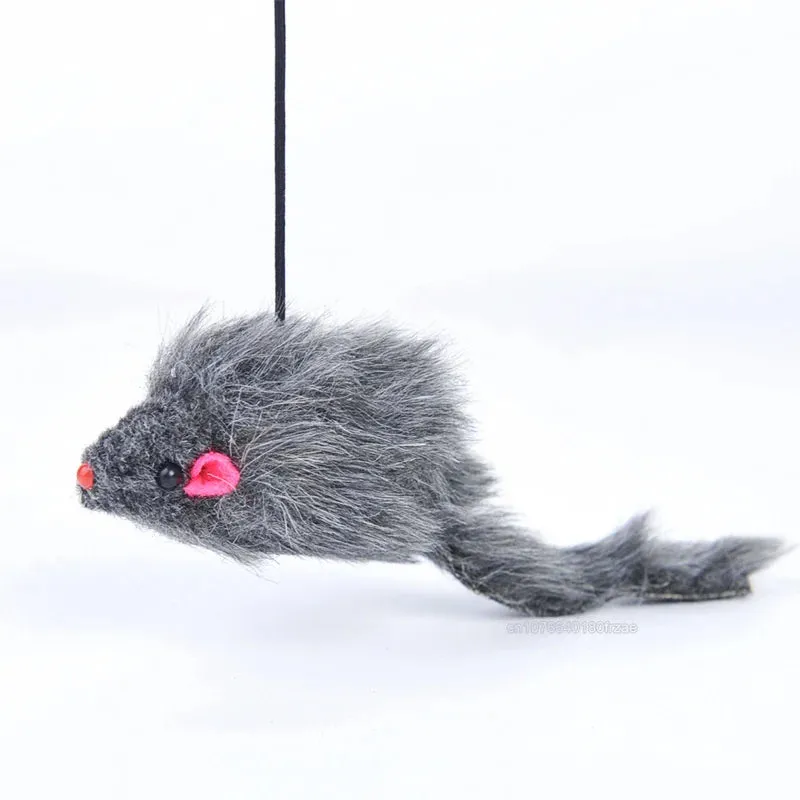 Hanging Plush Mouse Cat Toy