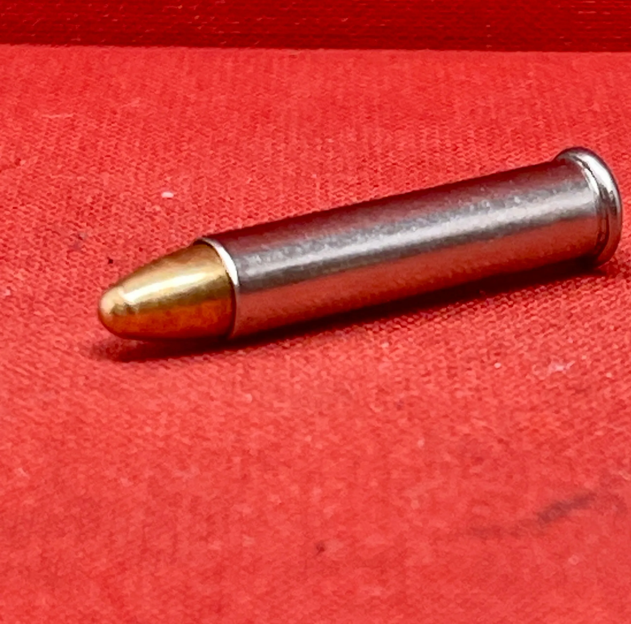 INERT .22 Winchester Magnum Round, Nickel