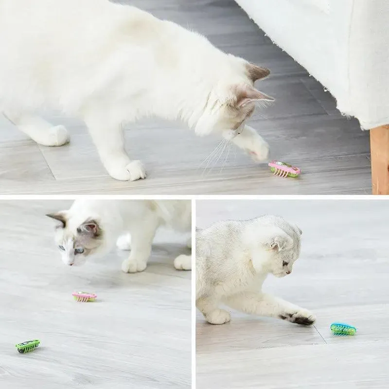 Interactive Ladybug Cat Toy: Engaging Pet Playtime with Vibration Action