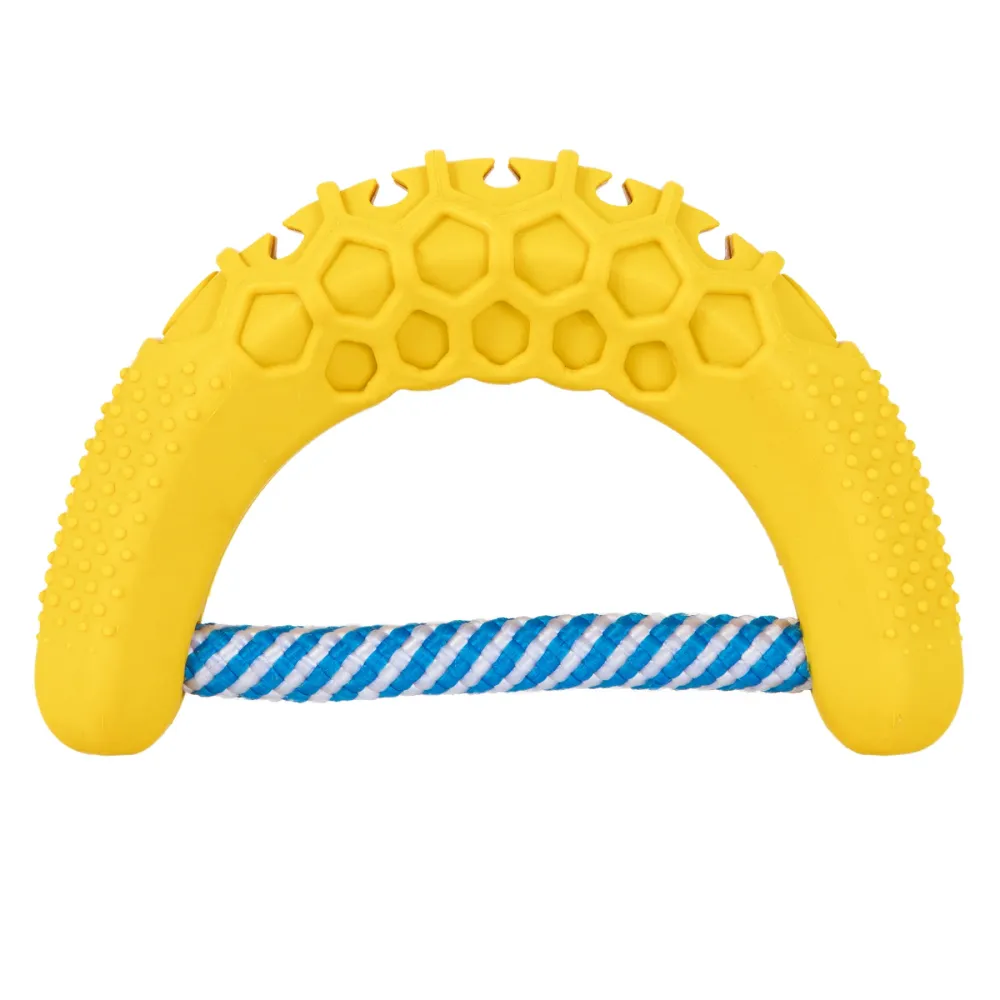 JW Banana Chew ee Dental Toy for Dogs (Yellow)