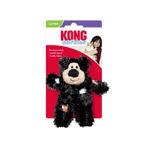 KONG | Cat Cuddly Toy | Softies Patchwork Bear