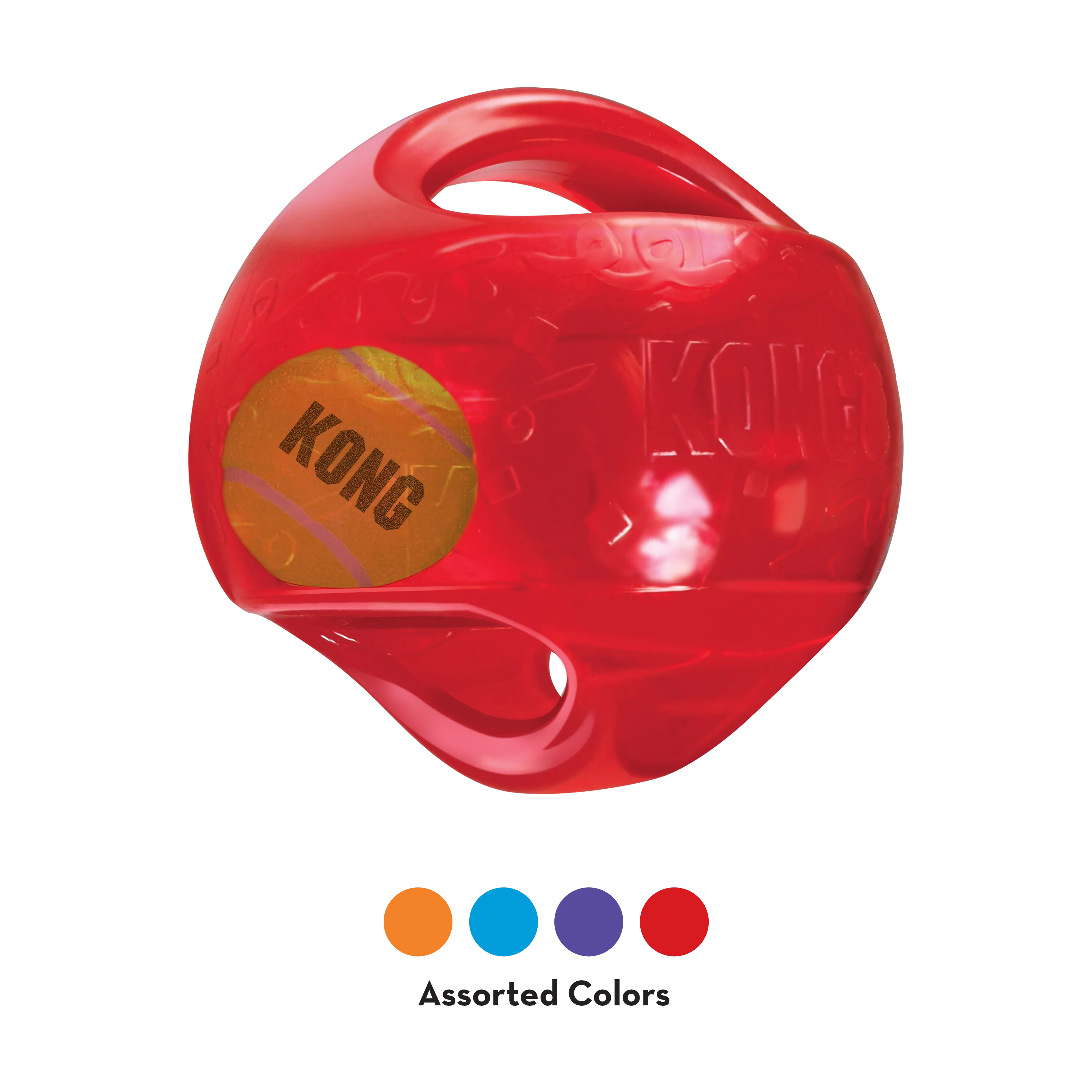 KONG Jumbler Ball Dog Toy, Assorted Colors