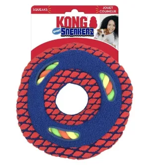 Kong Sneakerz Sport Disc with Rope Dog Toy