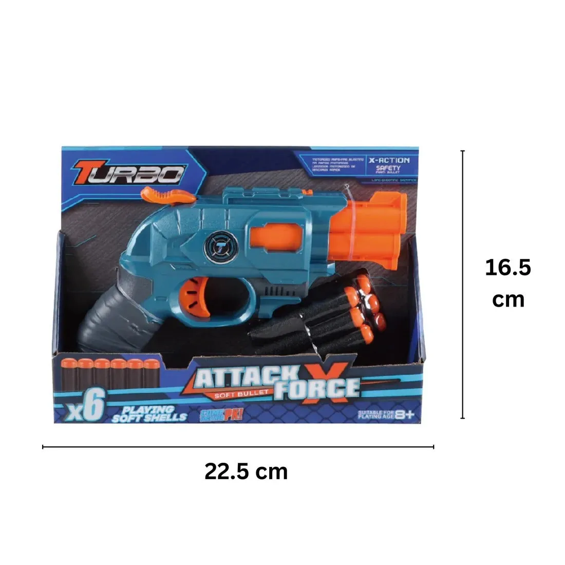 Maya & Friends Attack X Force Soft Shell Double Barreled Revolver